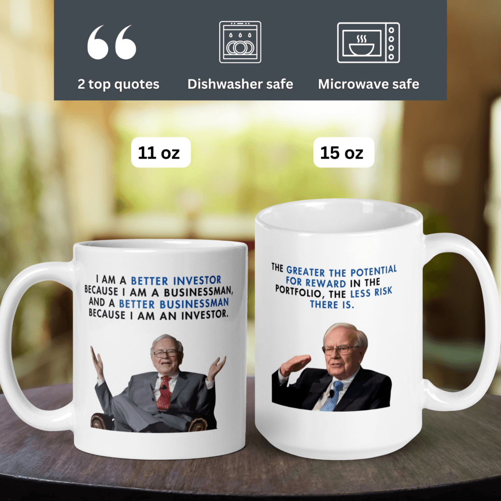 Warren Buffett Quotes, Warren Buffett Portrait and investing quotes on a Coffee Mug warren buffett warren buffett quote greedy fearful quote sayings of warren buffett compounding warren buffett famous quotes by warren buffett mr warren buffett warren buffett greed quote warren buffett integrity quote warren buffett patience quote warren buffett quote on success warren buffett bust warren buffett gift ideas warren buffett mug warren buffett tshirt warren buffet tshirt warren buffett collection Warren Buffett coffee mug