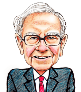 Warren Buffett Coffee Mug, Warren Buffett Caricature