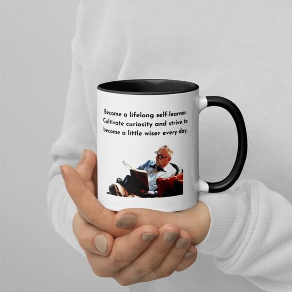 Charlie Munger Coffee Mug with two quotes on reading and learning - Image 6