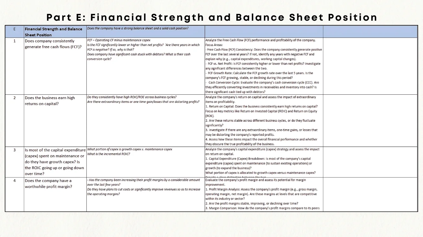 Stock research checklist screenshot,AI stock analysis checklist preview,43-point stock research template,Investment checklist with AI prompts,Stock evaluation checklist example,Financial analysis checklist screenshot,Company research template preview,Stock market research tool image,Step-by-step stock analysis guide,Stock due diligence checklist screenshot,Investment research framework preview,Equity analysis checklist example,Stock screening checklist image, AI-powered stock research template,Smart investing checklist screenshot
