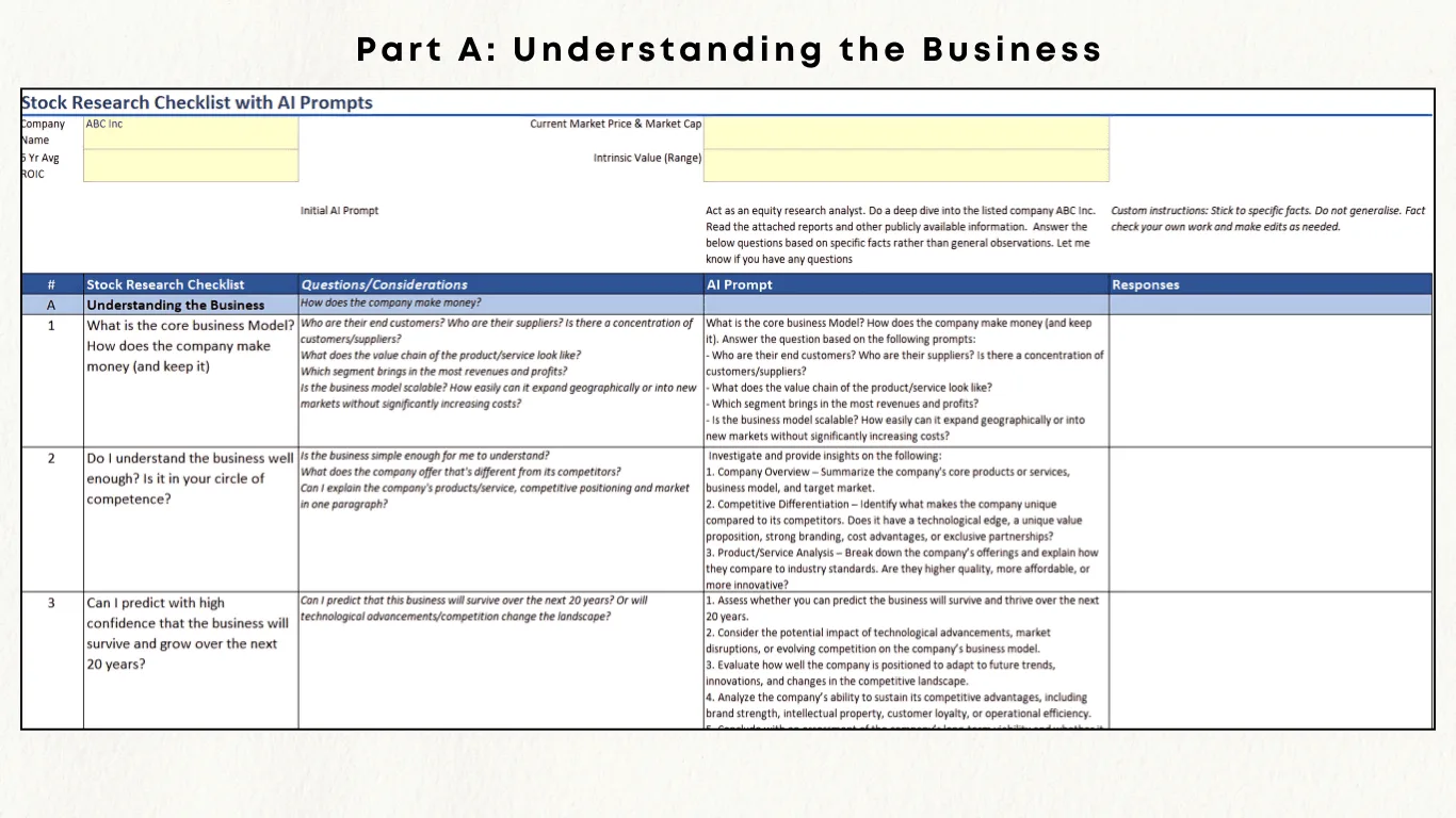 Stock Research Checklist,Stock Analysis Guide,AI Investing Tools,Stock Market Research,Investment Checklist,AI Stock Research,How to Research Stocks,Stock Analysis for Beginners,Best Stock Checklist,Financial Analysis Template,Smart Investing Tools,Stock Market AI,Investment Research Tool,Stock Valuation Checklist,DIY Stock Research