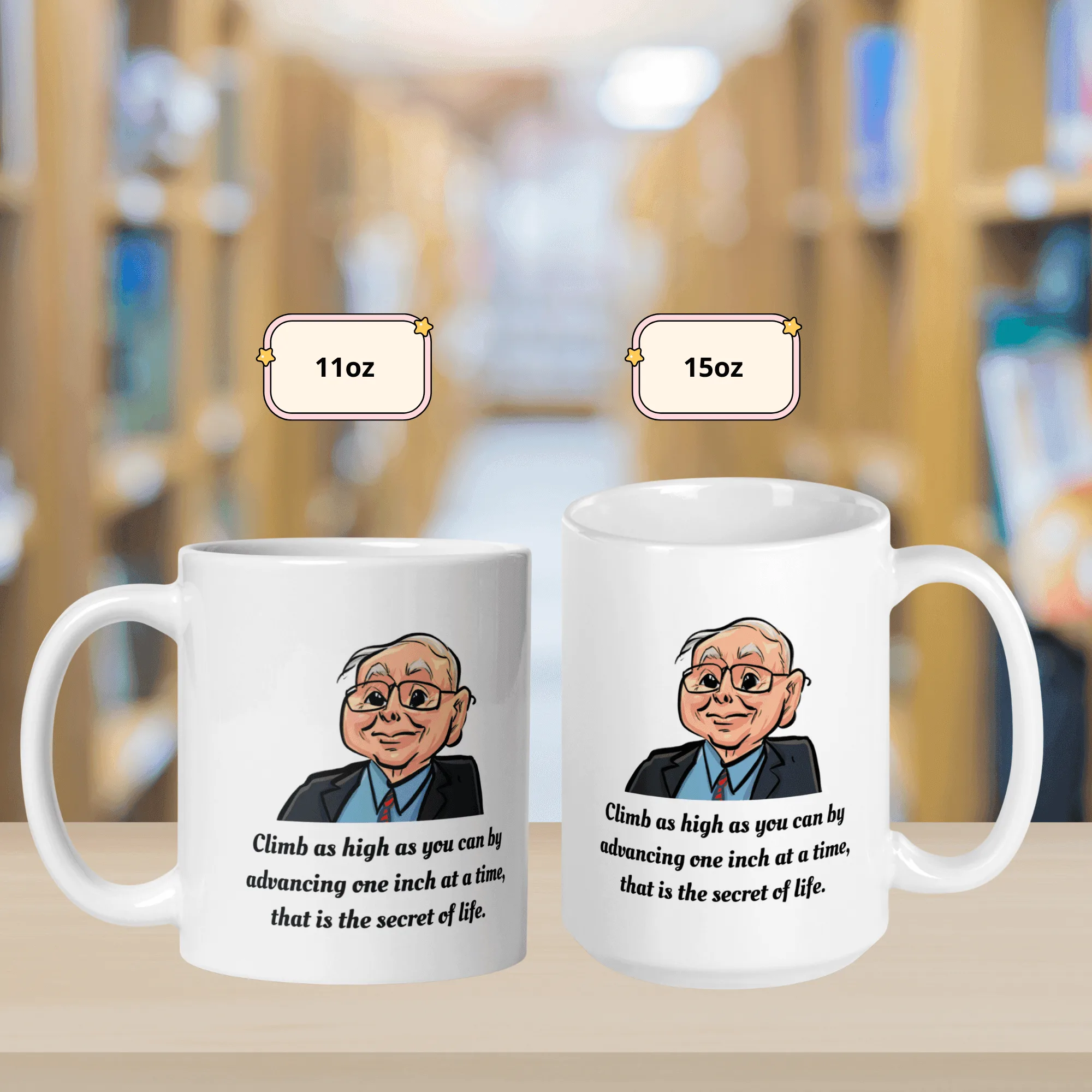Charlie Munger Quote Coffee Mug – Secret of Life - Image 2