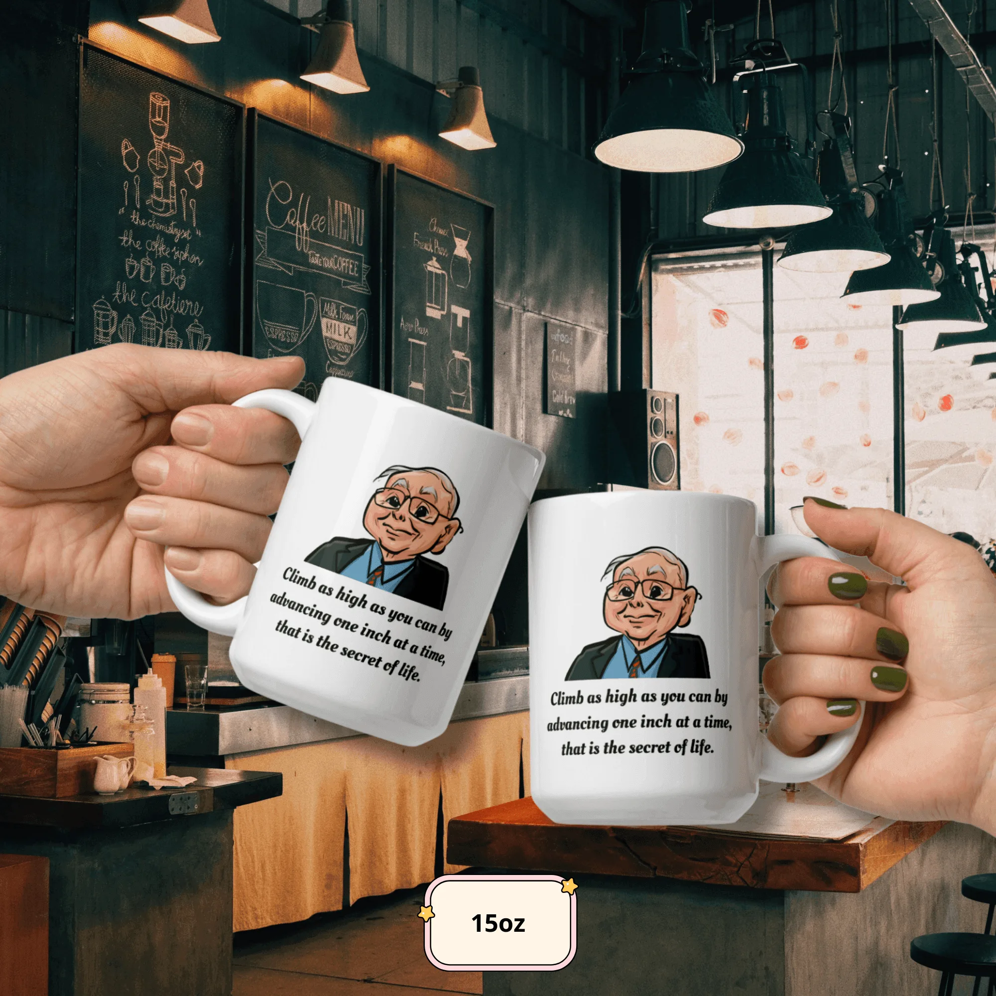 Charlie Munger Quote Coffee Mug – Secret of Life - Image 8