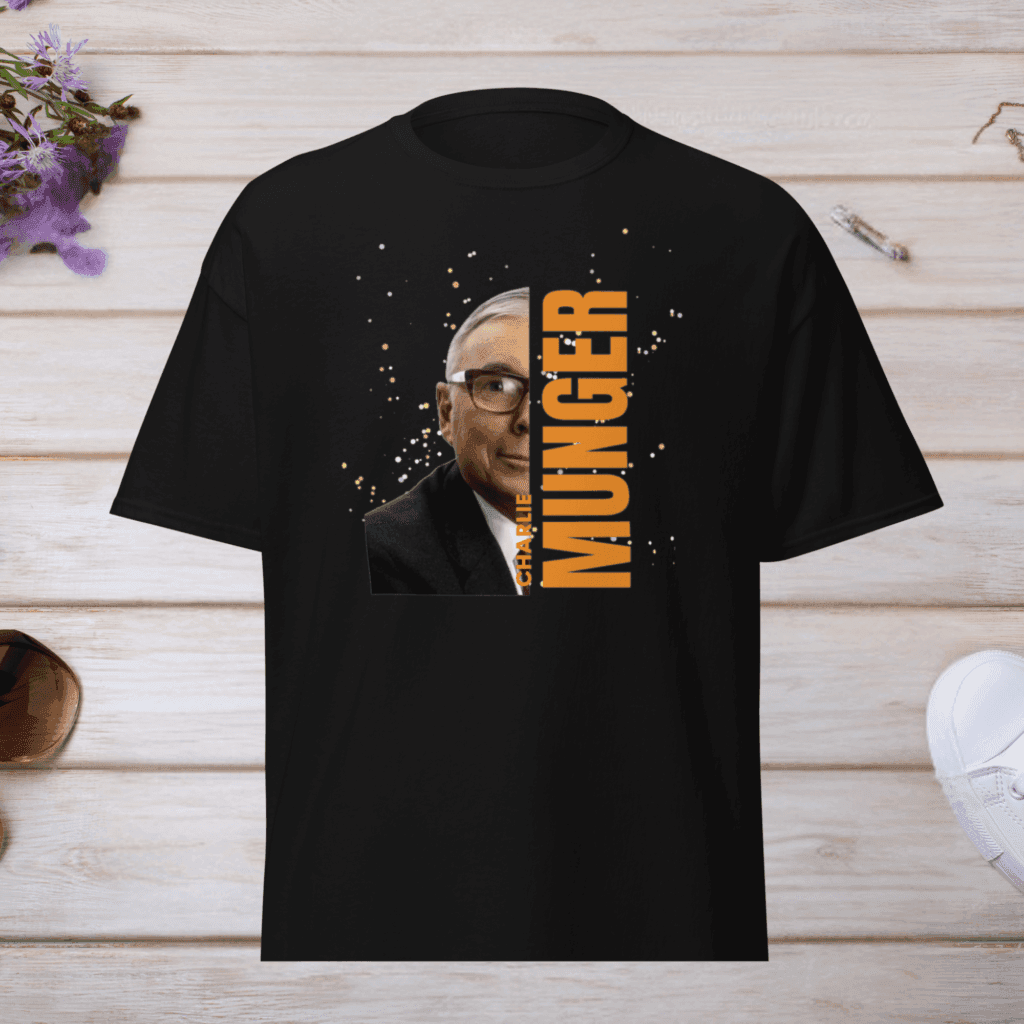 Charlie Munger Tshirt, Munger Fan Tshirt, Charlie Munger Gift, Value Investor Gift Idea, Berkshire Hathaway Gift, Berkshire Hathaway Clothing,
