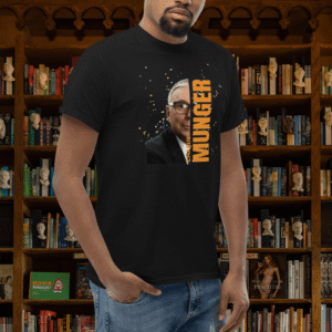 Charlie Munger Fan Tshirt, Graphic Stock Market Investing Money Wall Street Sweatshirt Gift Entrepreneur T-Shirt