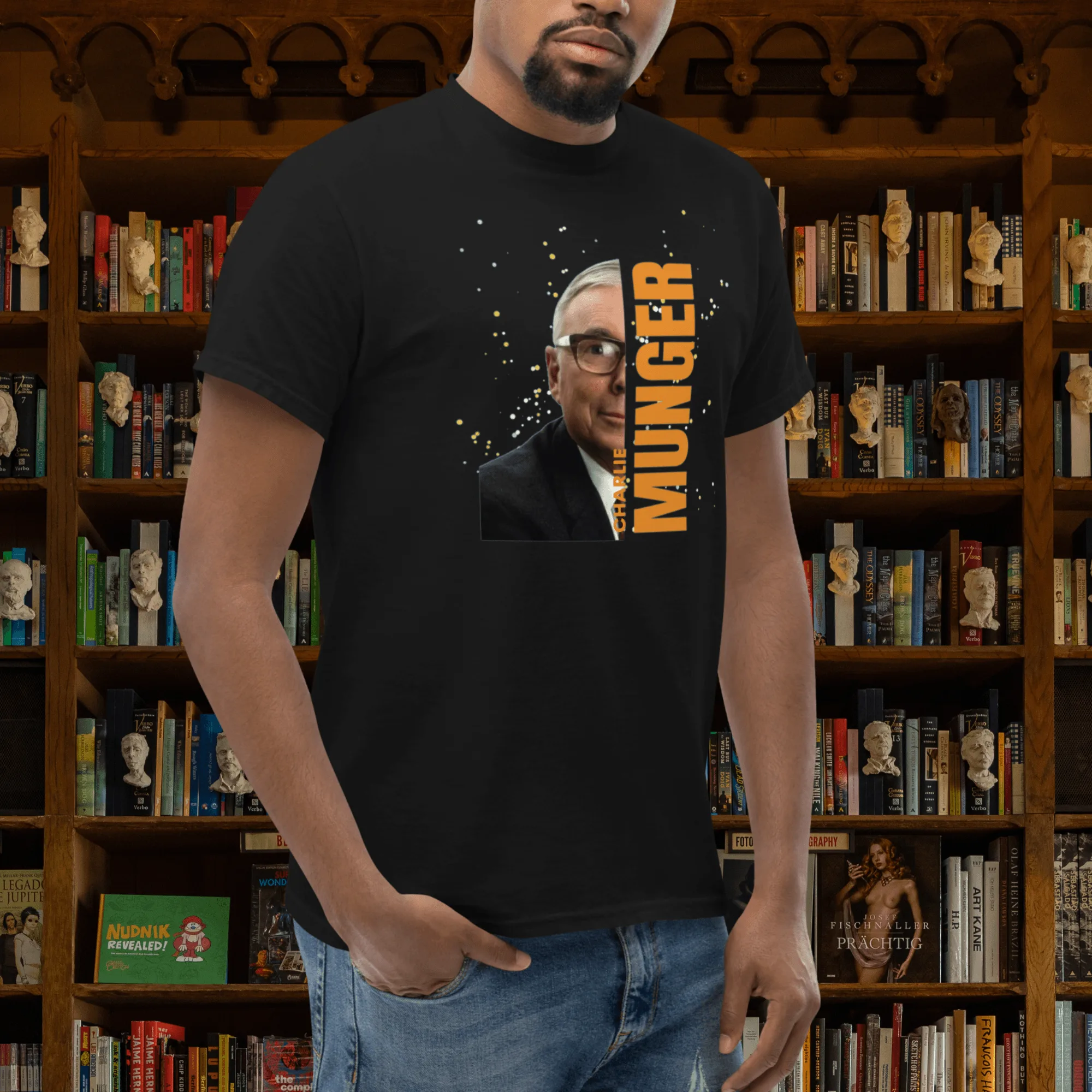 Charlie Munger Fan Tshirt, Graphic Stock Market Investing Money Wall Street Sweatshirt Gift Entrepreneur T-Shirt
