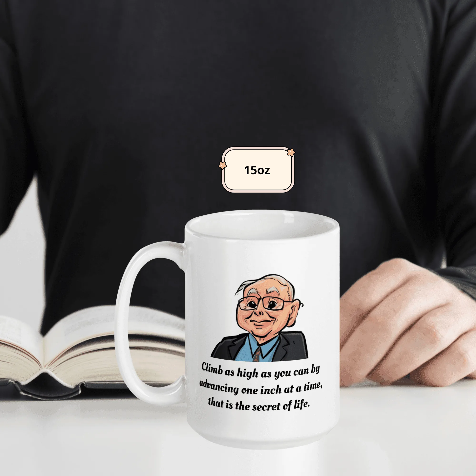 Charlie Munger Quote Coffee Mug – Secret of Life - Image 6