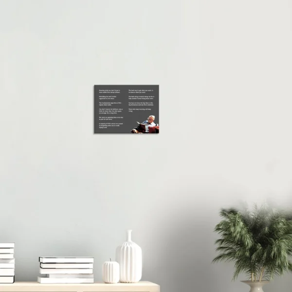 Charlie Munger Quotes Canvas Print with Portrait - Image 4