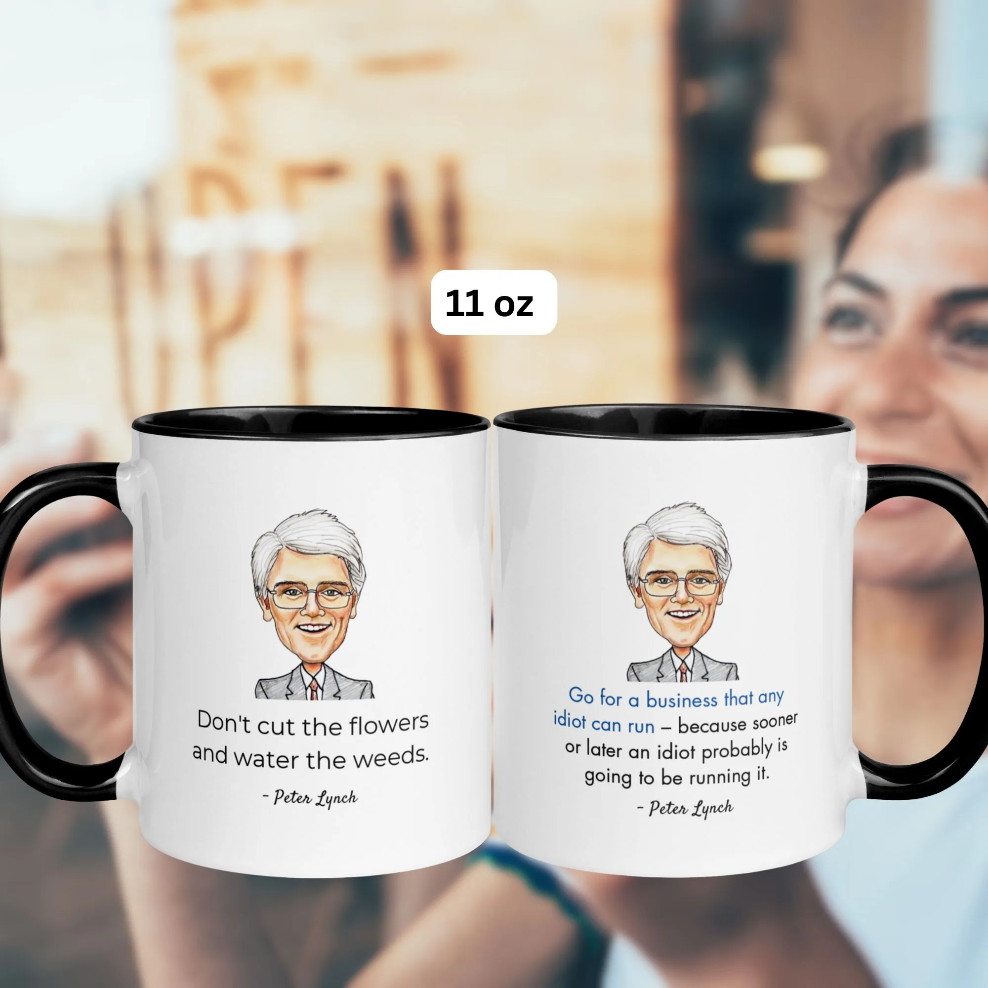 Peter Lynch Best Quotes on a Coffee Mug - Image 5