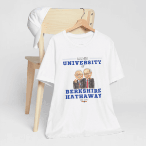 University of Berkshire Hathaway Tshirt, Berkshire Hathaway t-shirt,Warren Buffett shirt,Charlie Munger tee,investing shirt,value investing gift,University of Berkshire Hathaway,finance t-shirt,stock market apparel,Omaha annual meeting shirt,investor gift idea,business quote shirt,financial wisdom tee,Buffett Munger merch,Gildan 64000 t-shirt,value investing clothing,stock market t-shirt,investment philosophy shirt,Wall Street tee,economics gift,financial education shirt