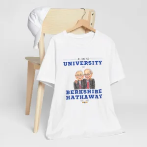 University of Berkshire Hathaway Tshirt, Berkshire Hathaway t-shirt,Warren Buffett shirt,Charlie Munger tee,investing shirt,value investing gift,University of Berkshire Hathaway,finance t-shirt,stock market apparel,Omaha annual meeting shirt,investor gift idea,business quote shirt,financial wisdom tee,Buffett Munger merch,Gildan 64000 t-shirt,value investing clothing,stock market t-shirt,investment philosophy shirt,Wall Street tee,economics gift,financial education shirt