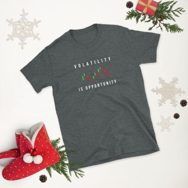 Stock market T-Shirt with Quote 'Volatility is Opportunity - Image 5