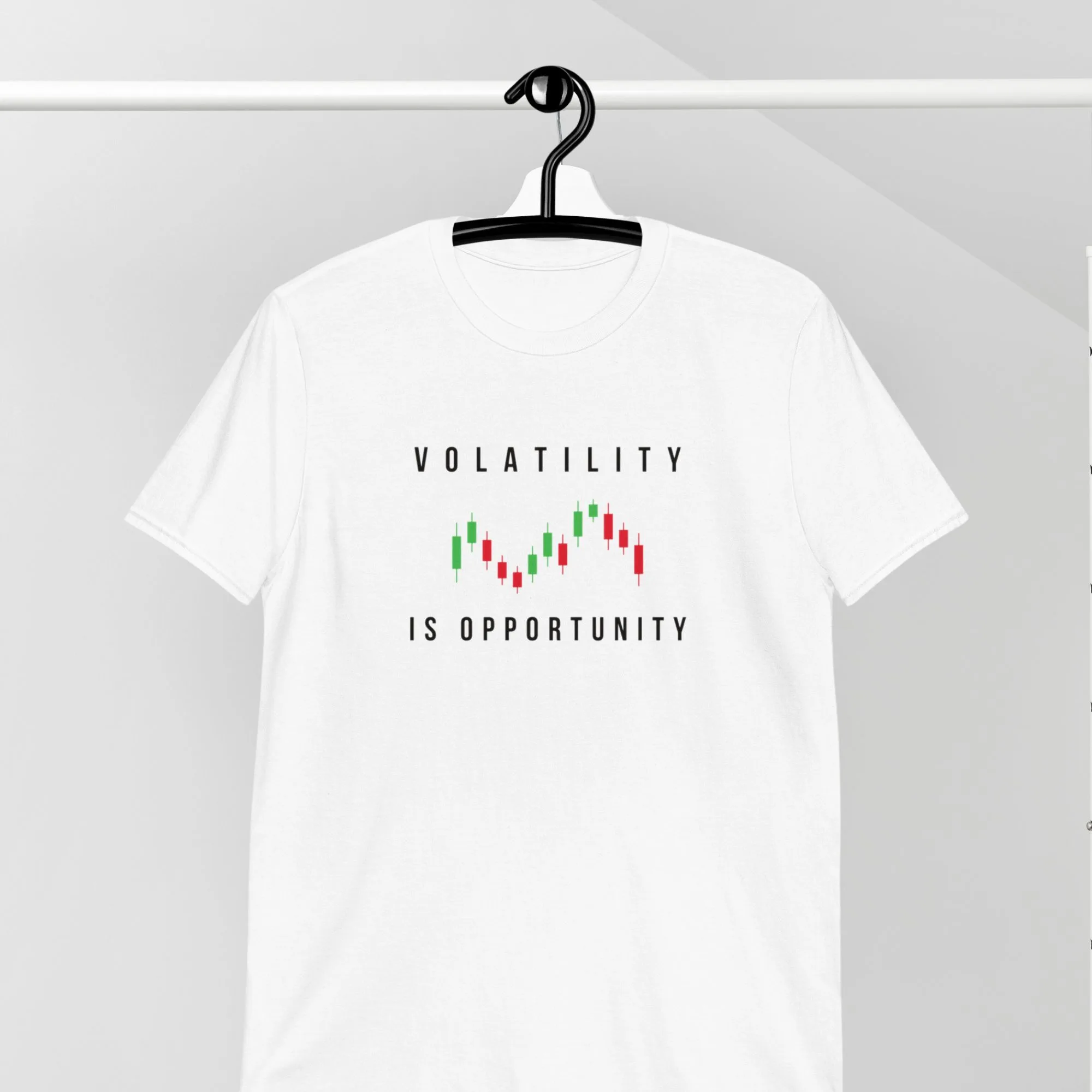 Stock market T-Shirt with Quote 'Volatility is Opportunity - Image 6