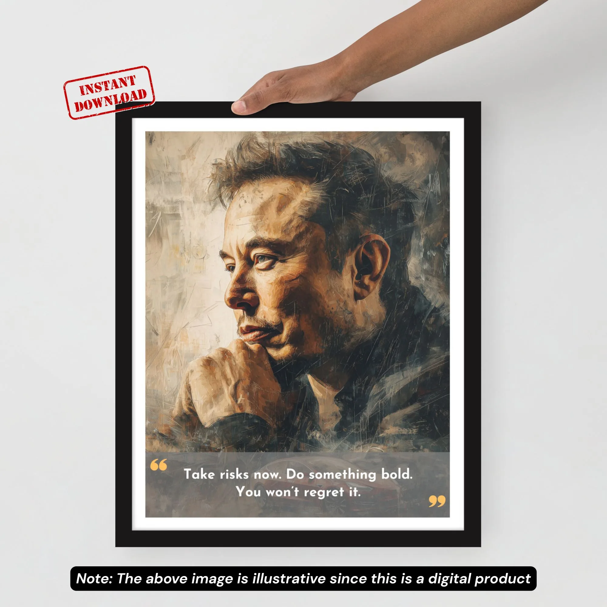 Elon Musk Digital Poster - Image 2