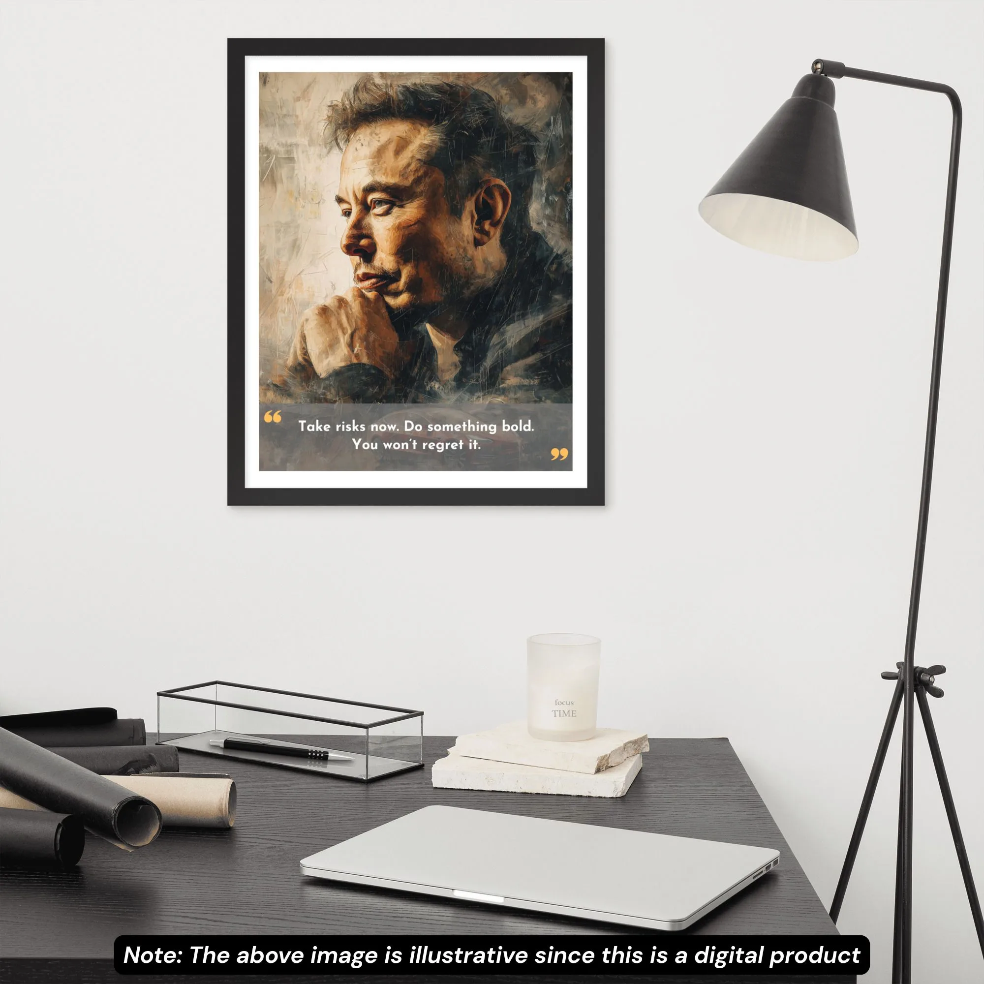 Elon Musk Digital Poster - Image 3