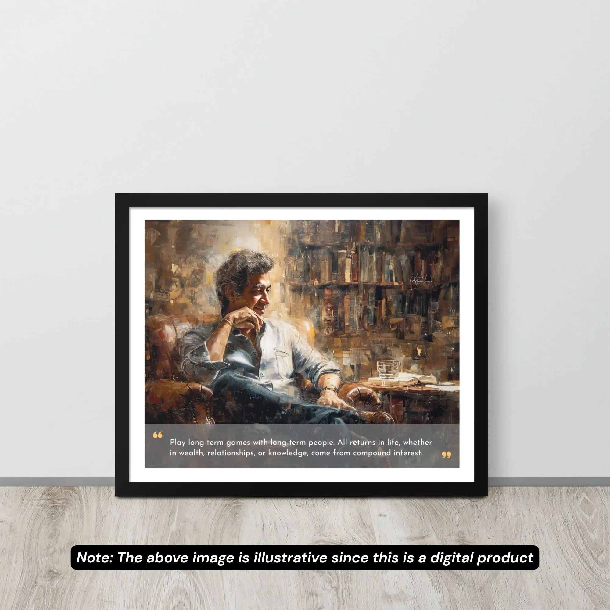 Naval Ravikant Portrait with Quote - Image 4